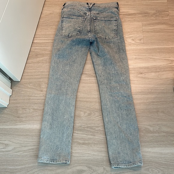 Veronica Beard- Ryleigh High Rise Slim Straight Jeans - Picture 9 of 11